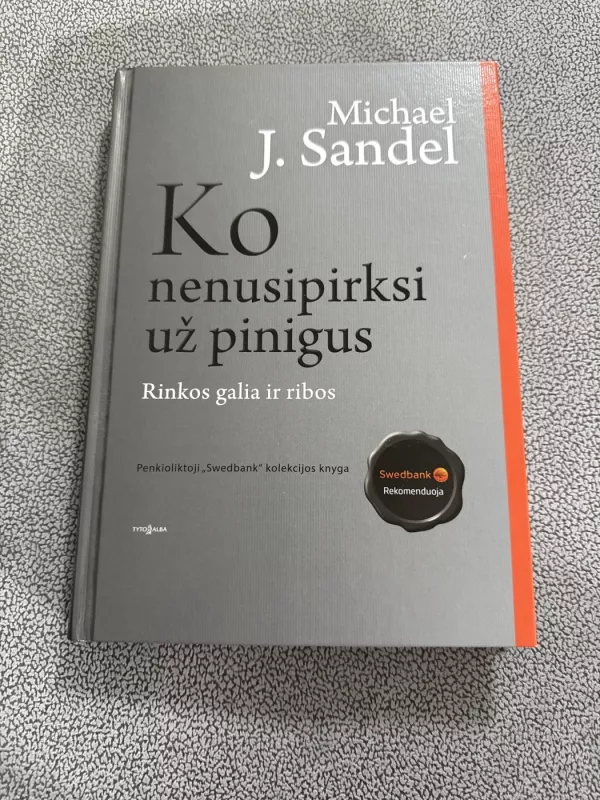 Ko nenusipirksi už pinigus. Rinkos galia ir ribos - Sandel Michael J., knyga 2