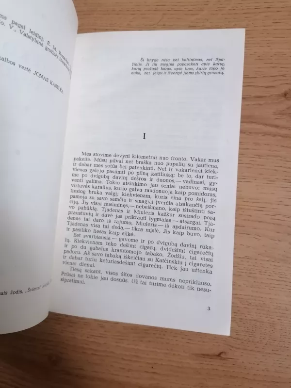 Vakarų fronte nieko naujo - Erichas Marija Remarkas, knyga 3