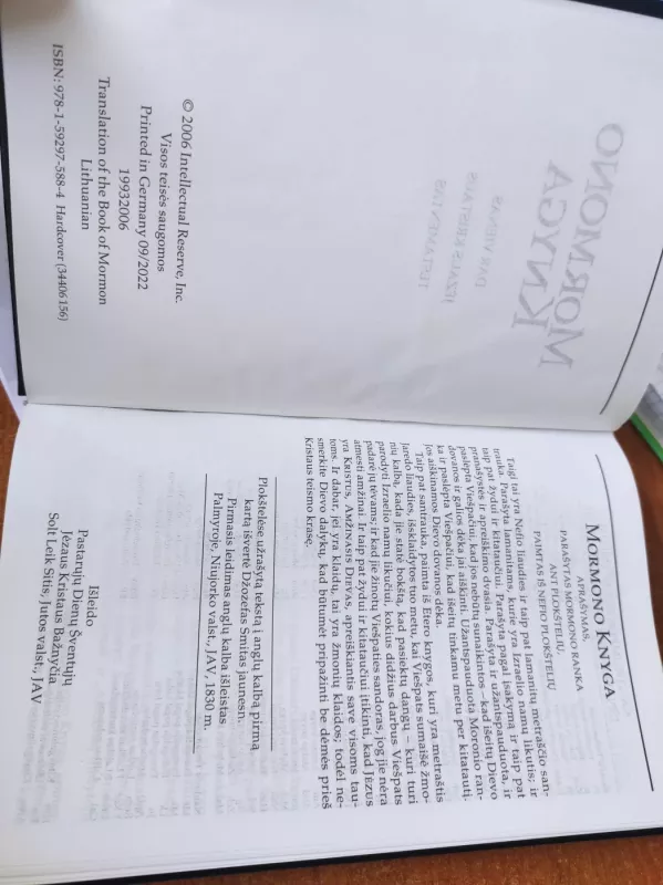 Mormono Knyga. Dar vienas Jėzaus Krtistaus testamentas - Autorių Kolektyvas, knyga 4