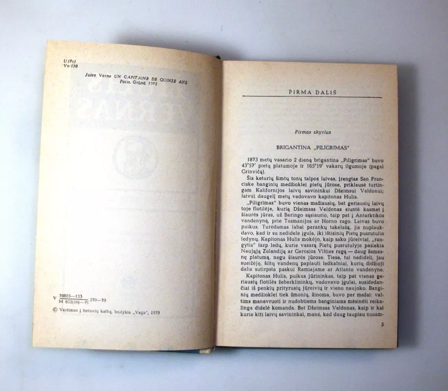 Penkiolikos metų kapitonas - Žiulis Vernas, knyga 6