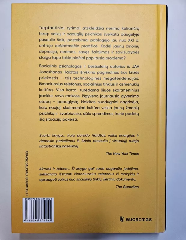 Nerimo karta - Jonathan Haidt, knyga 3