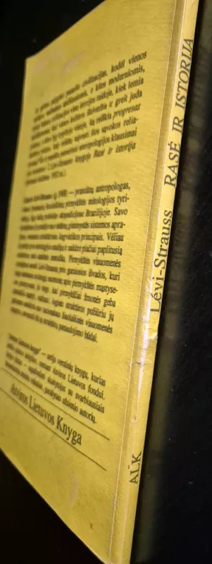Rasė ir istorija - Claude Levi-Strauss, knyga 4