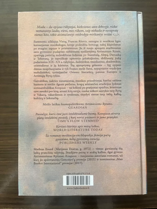 Kompasas - Mathias Enard, knyga 3