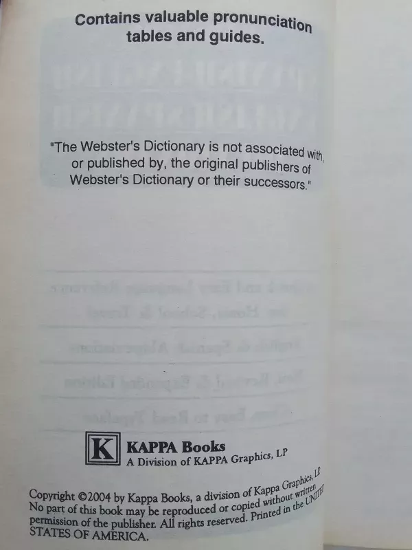Webster's Spanish/English dictionary - Autorių Kolektyvas, knyga 4