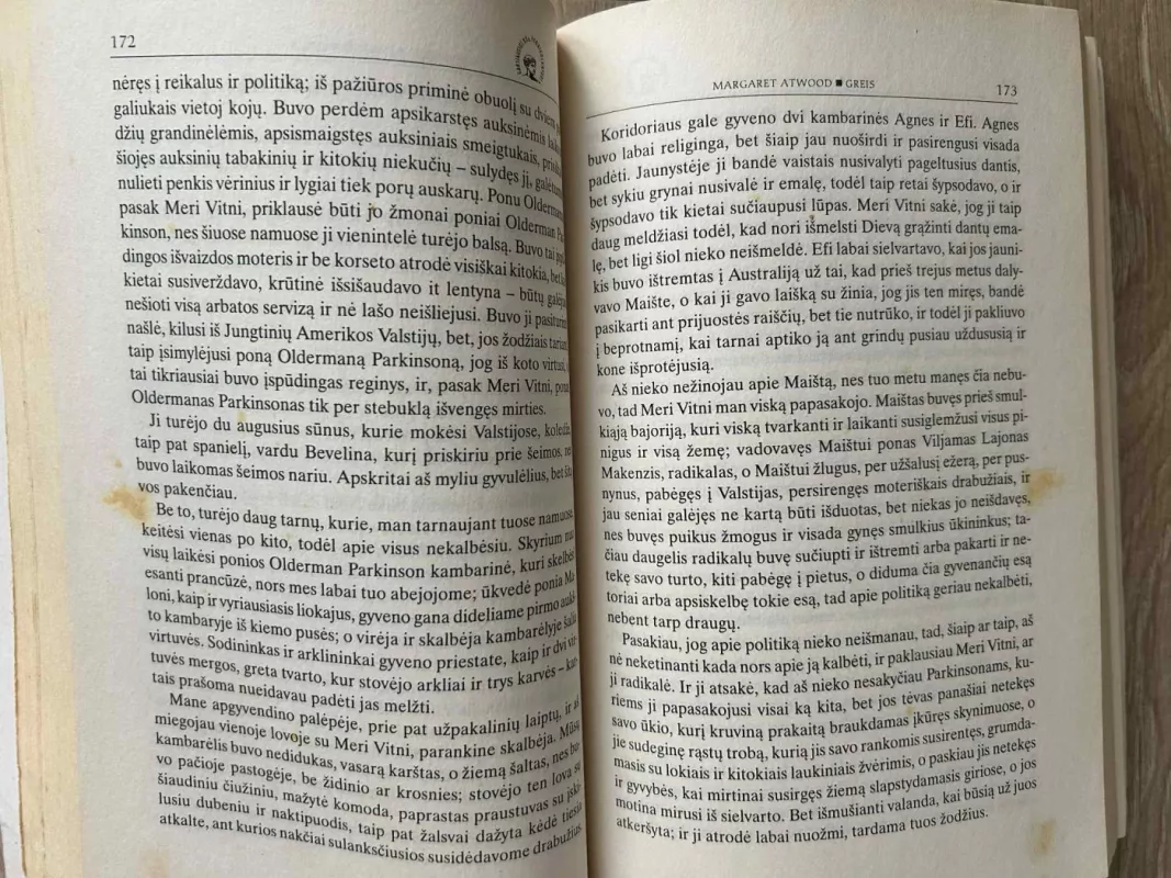 Greis - Margaret Atwood, knyga 6