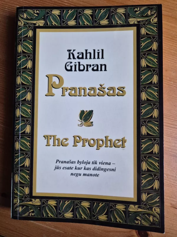 Pranašas / The Prophet - Kahlil Gibran, knyga 2