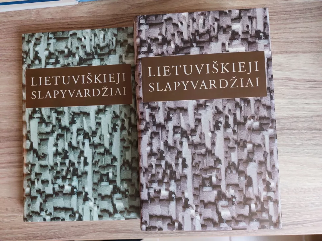 Lietuviškieji slapyvardžiai 1 ir 2 tomai 2004 - Jonas Mačiulis, knyga 2