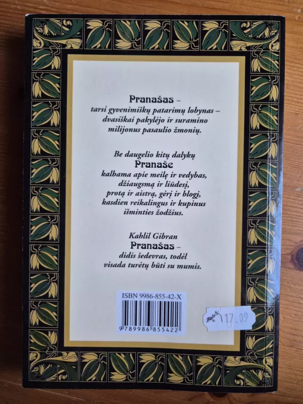 Pranašas / The Prophet - Kahlil Gibran, knyga 3