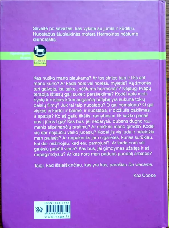 Du viename - Kaz Cooke, knyga 3