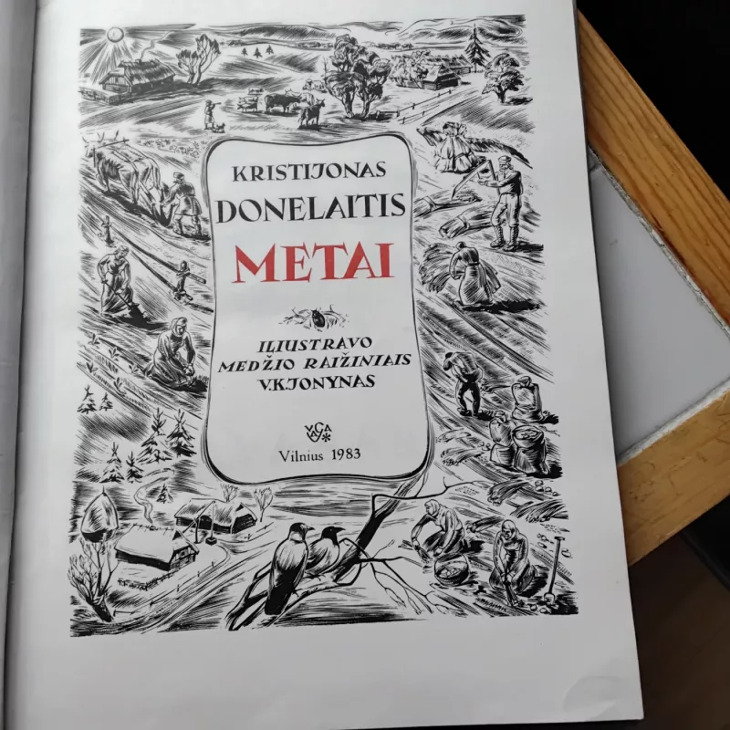 Donelaitis Metai - Kristijonas Donelaitis, knyga 6