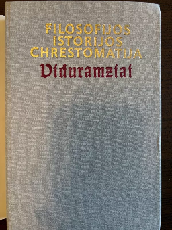 Filosofijos istorijos chrestomatija. Viduramžiai - Autorių Kolektyvas, knyga 4