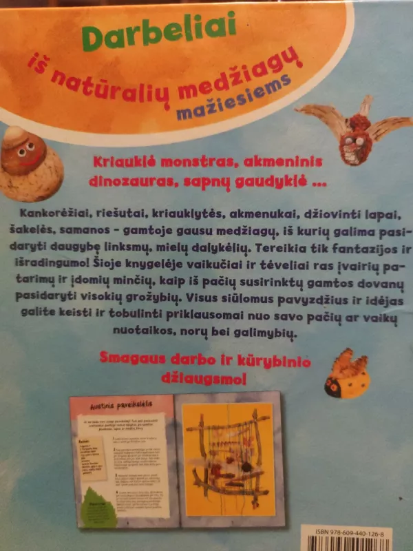 Darbeliai iš natūralių medžiagų mažiesiems - Jūratė Baltušienė, knyga 3