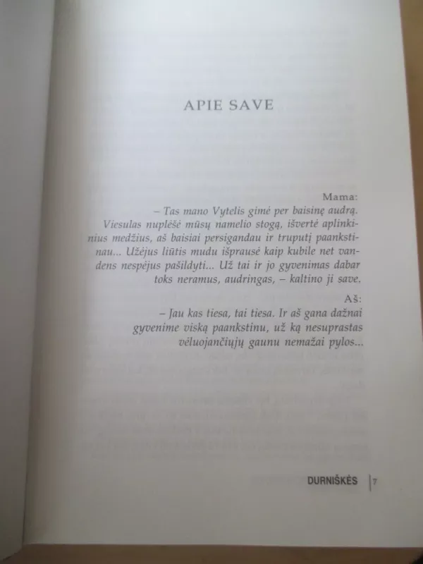 Durniškės - Vytautas Petkevičius, knyga 6