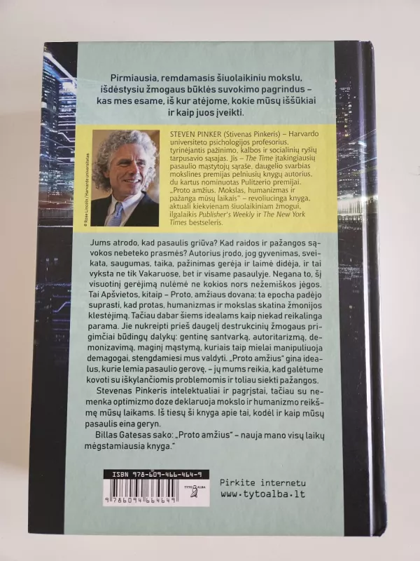 proto amžius - Steven Pinker, knyga 3