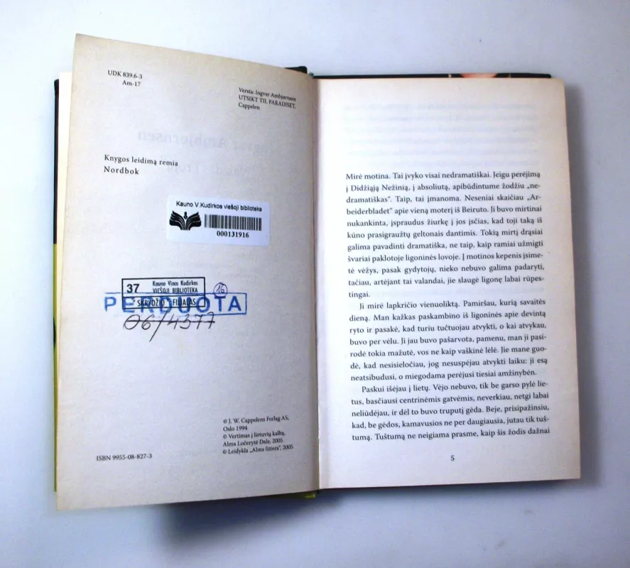 Vaizdas į rojų - Ingvar Ambjørnsen, knyga 6