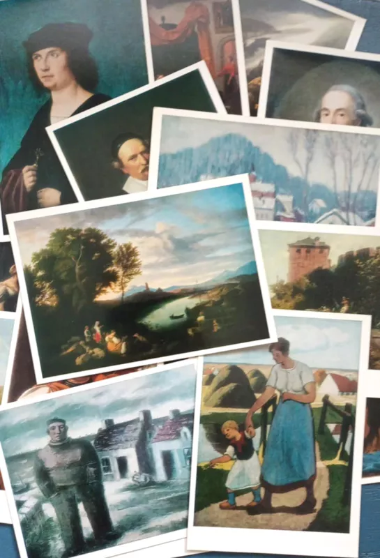 "Vakarų Europos tapyba", atvirukų rinkinys - Autorių Kolektyvas, knyga 3