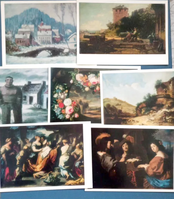 "Vakarų Europos tapyba", atvirukų rinkinys - Autorių Kolektyvas, knyga 5