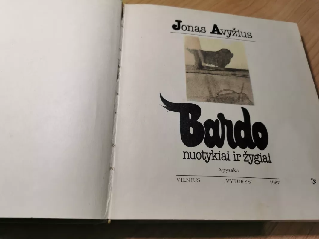 Bardo nuotykiai ir žygiai - Jonas Avyžius, knyga 3