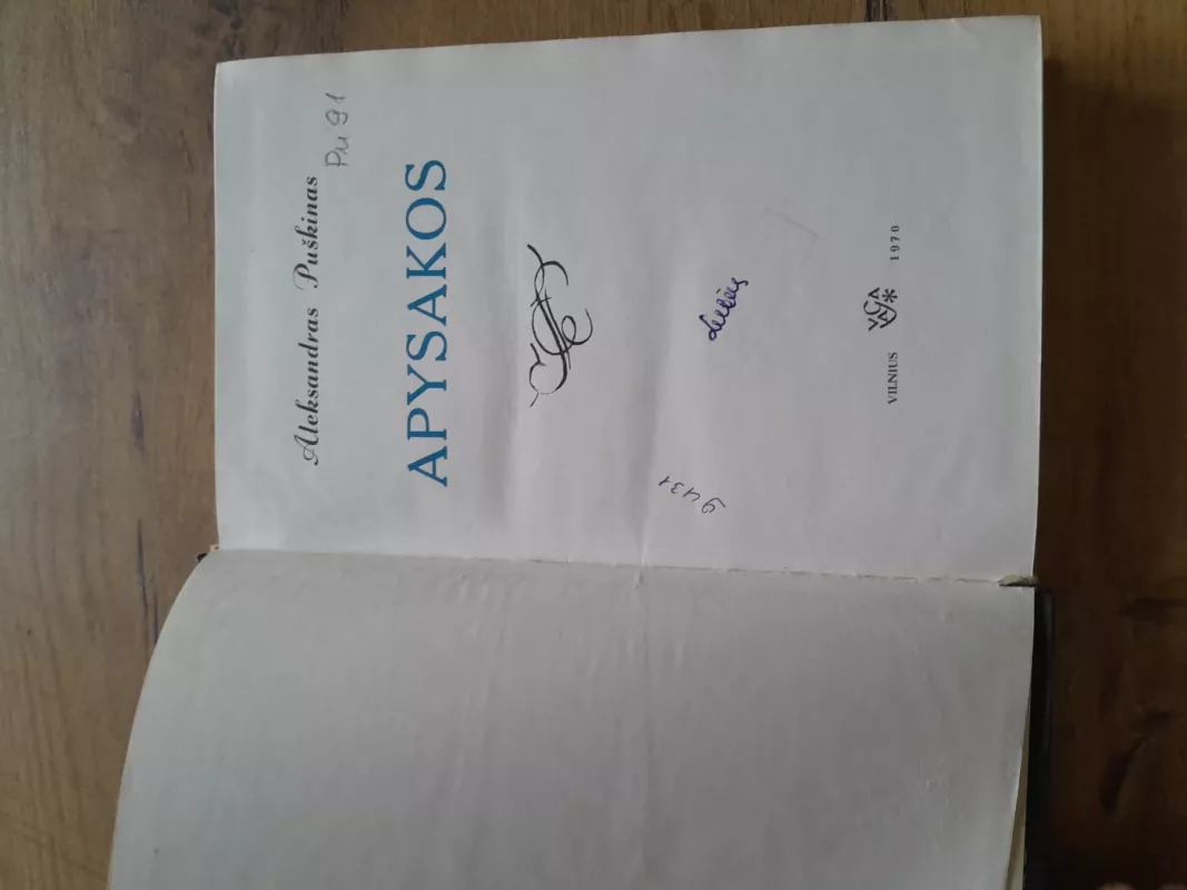 Apysakos - Aleksandras Puškinas, knyga 3