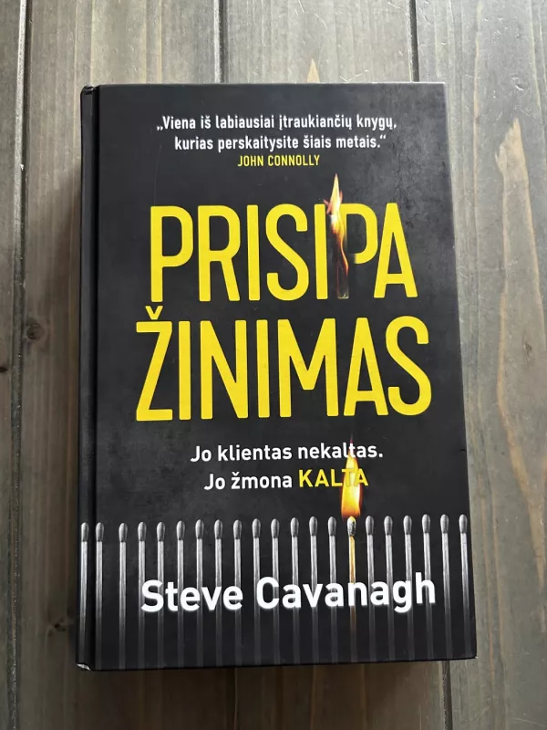 Prisipažinimas - Steve Cavanagh, knyga 2