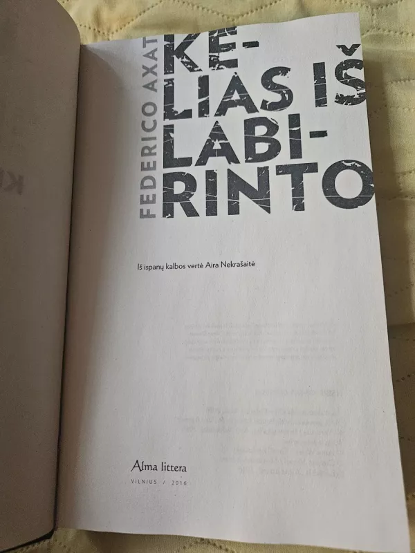 Kelias iš labirinto - Federico Axat, knyga 4