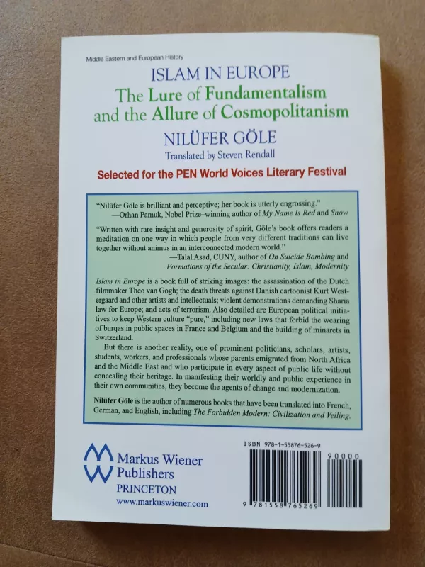 Islam in Europe - Nilufer Gole, knyga 3