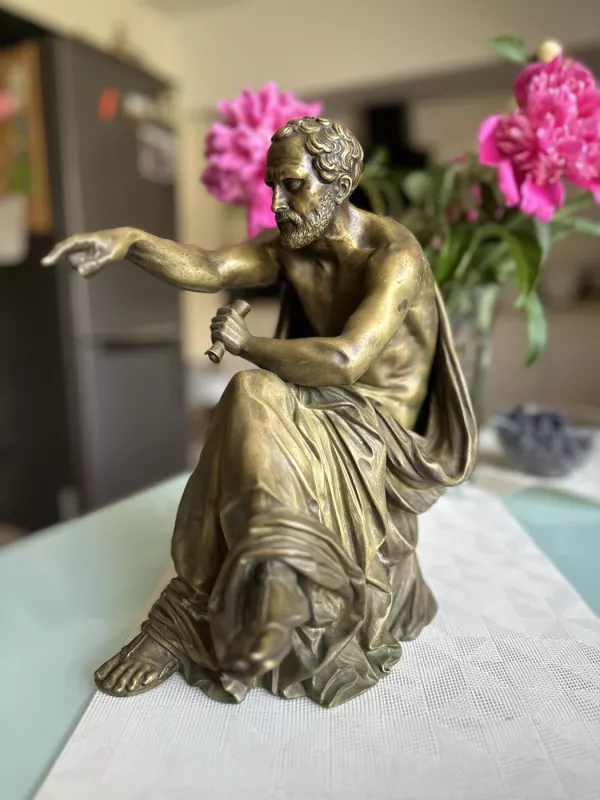 Vertinga bronzinė skulptūra ‘Mąstytojas’ - , namai ir interjeras 5