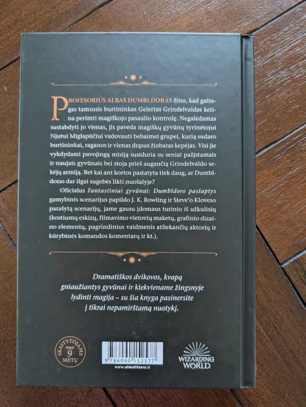 Dumbldoro paslaptys. Originalus scenarijus - Rowling J. K., knyga 3