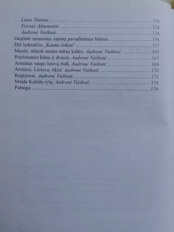 Vardan tos Lietuvos - Audronė Vaitkutė, knyga 6
