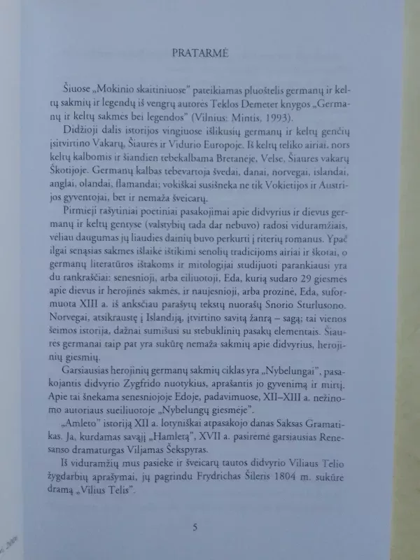 Germanų ir keltų sakmės ir legendos - Agnė Iešmantaitė, knyga 4