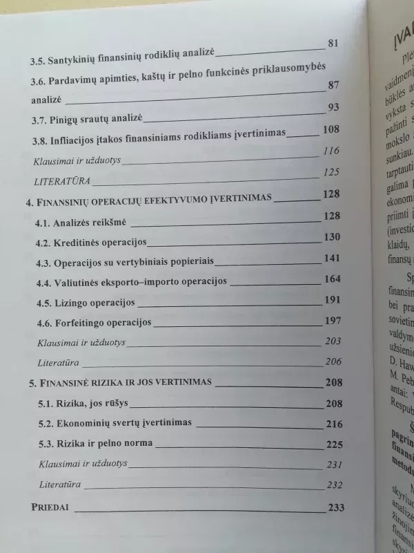 Finansų analizė - Eugenija Buškevičiūtė, Irena Mačerinskienė, knyga 5