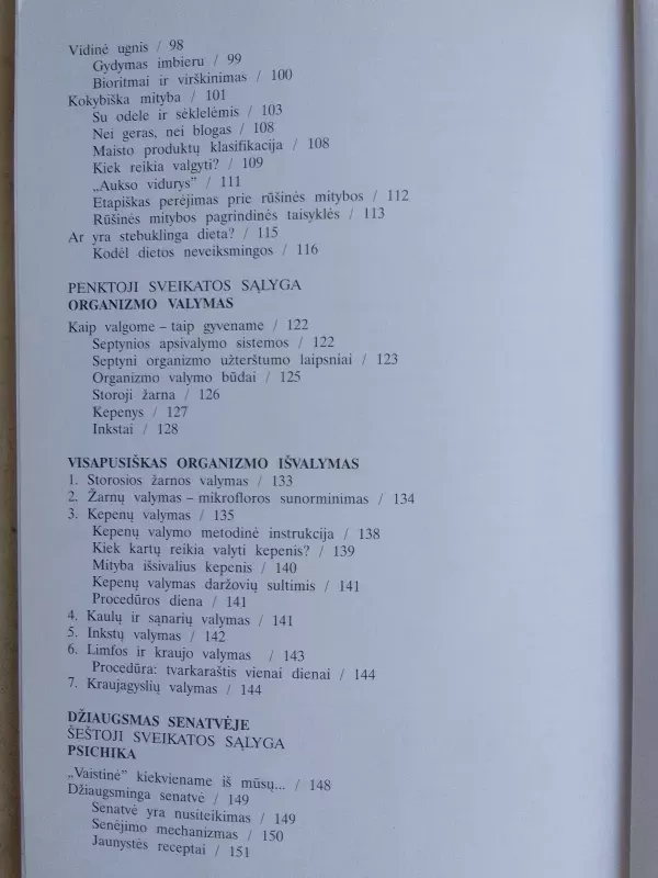 Kaip ilgai ir sveikai gyventi - Michalas Tombakas, knyga 5