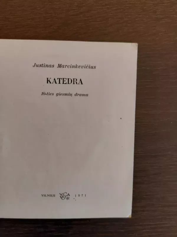 Vytauto Kalinausko raižiniai, skirti Justino Marcinkevičiaus knygai "Katedra" - Vytautas Kalinaukas, knyga 4