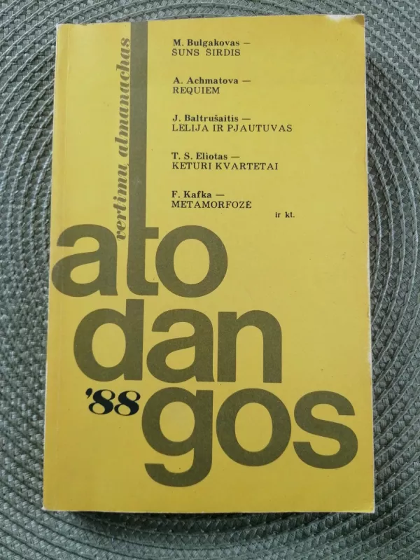 Atodangos’89. Vertimų almanachas - Autorių Kolektyvas, knyga 2