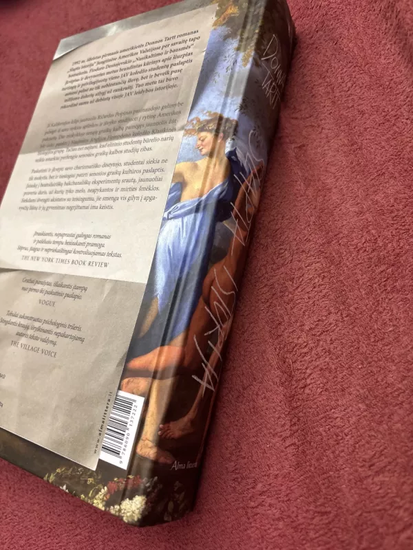 Slapta istorija - Donna Tartt, knyga 3