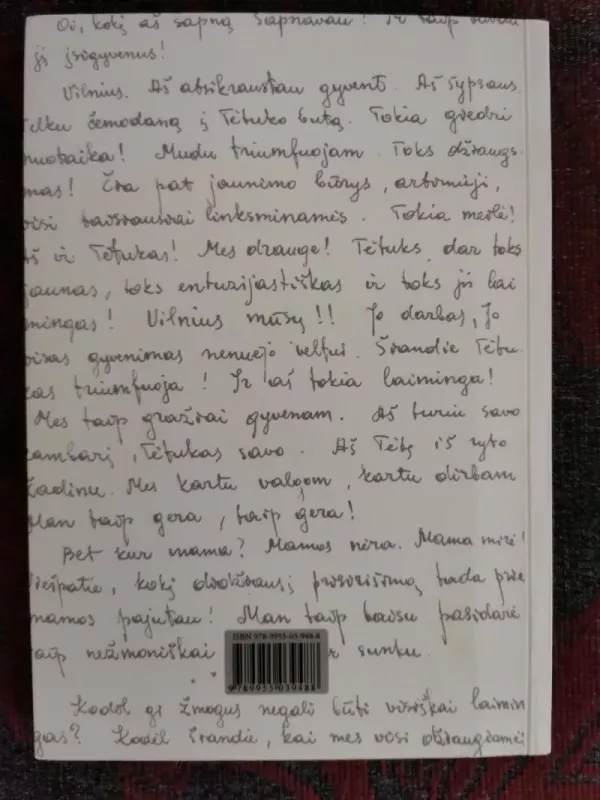 Dienoraštis ir prisiminimai - Marija Gimbutienė, knyga 3