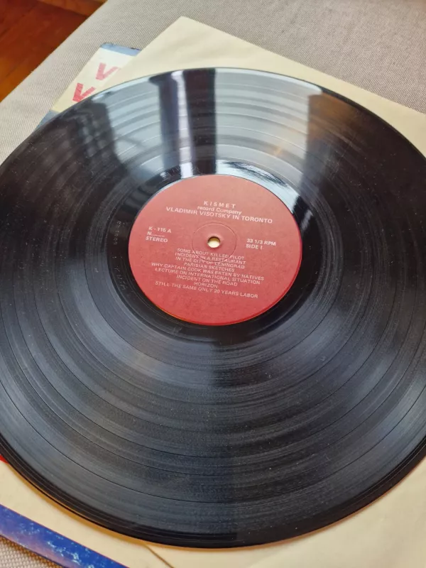 Concert In Toronto - Vladimir Vysotsky, plokštelė 6