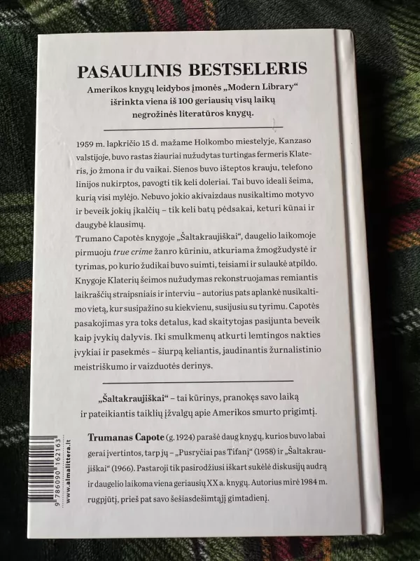 Šaltakraujiškai - Truman Capote, knyga 5