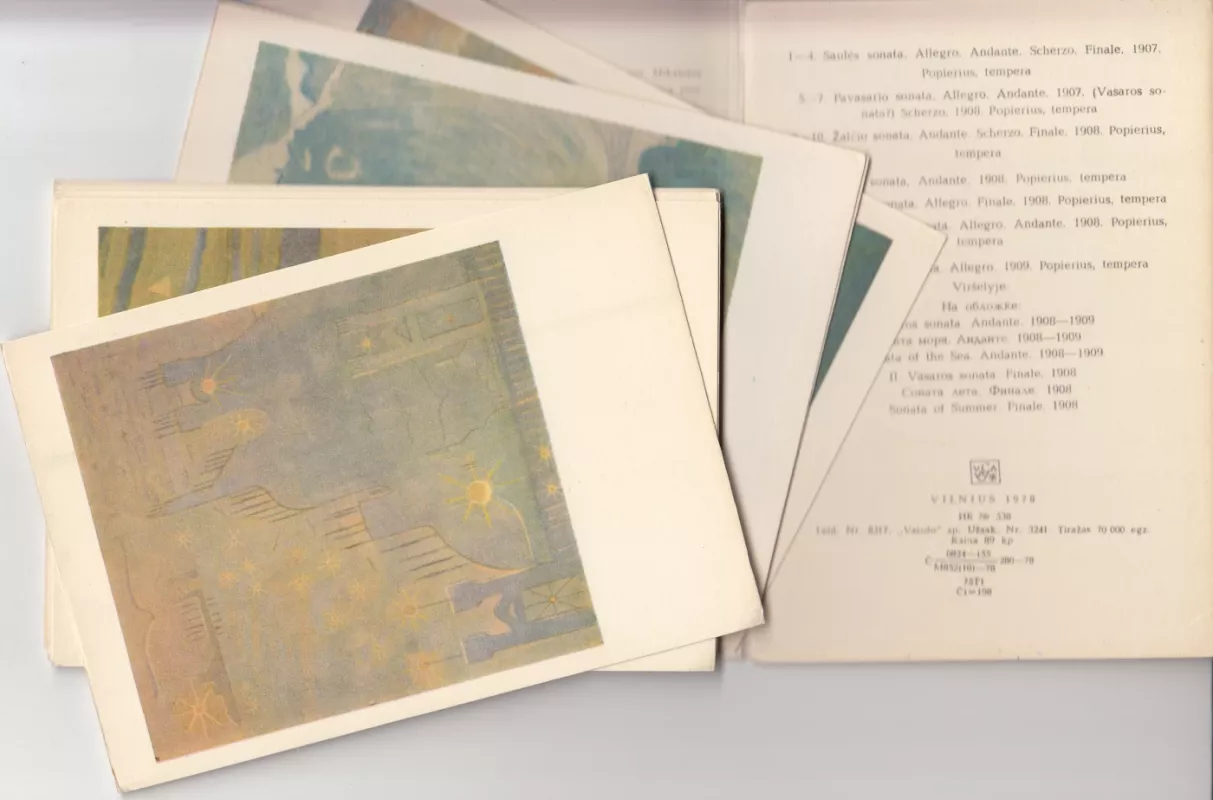 M. K. Čiurlionis • Sonatos - Mikalojus Konstantinas Čiurlionis, Vytautas Landsbergis, knyga 3