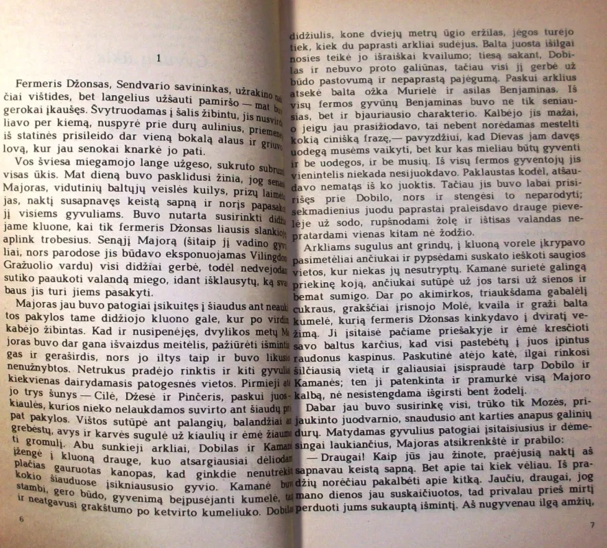 Gyvulių ūkis; 1984-ieji - Džordžas Orvelas, knyga 6