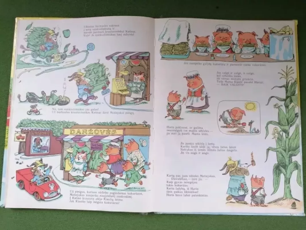 Ką žmonės dirba visą dieną - Richard Scarry, knyga 5