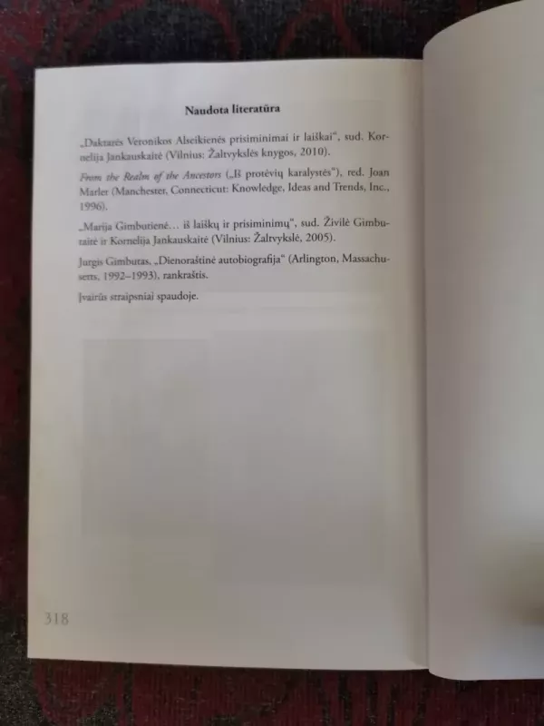 Dienoraštis ir prisiminimai - Marija Gimbutienė, knyga 6