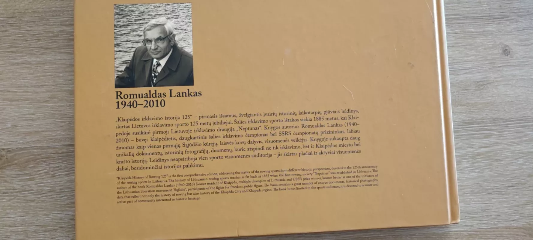 Klaipėdos irklavimo istorija 125 - Romualdas Lankas , knyga 4
