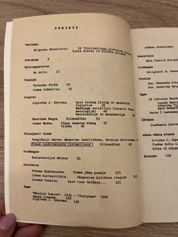 Sietynas, 1989 m., Nr. 7 - Autorių Kolektyvas, knyga 6