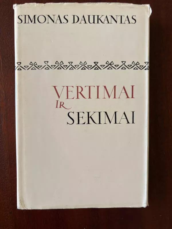 Vertimai ir sekimai - Simonas Daukantas, knyga 4