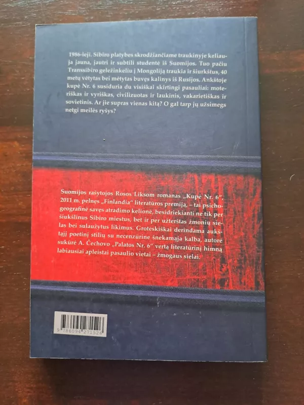 Kupė Nr.6 - Rosa Liksom, knyga 3