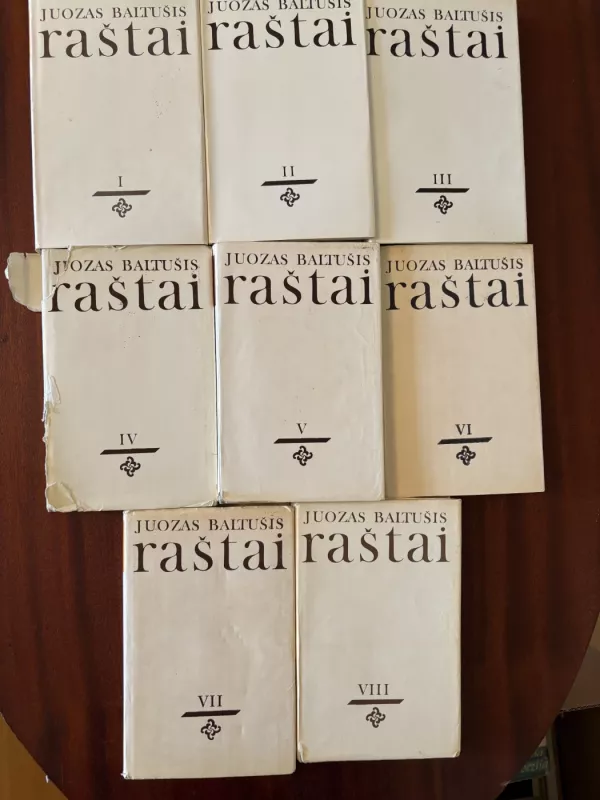 Raštai 1-8 tomai - Juozas Baltušis, knyga 2