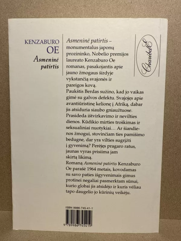 Asmeninė patirtis - Kenzaburo Oe, knyga 3