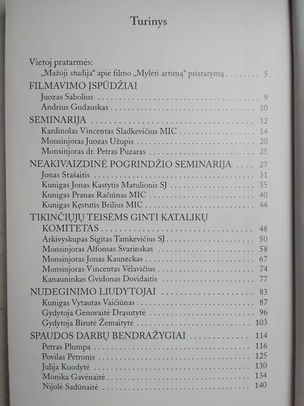 Mylėti artimą: liudijimai apie kunigą Juozą Zdebskį pagal dokumentinio filmo videomedžiagą - Paulavičiūtė Loreta, knyga 5