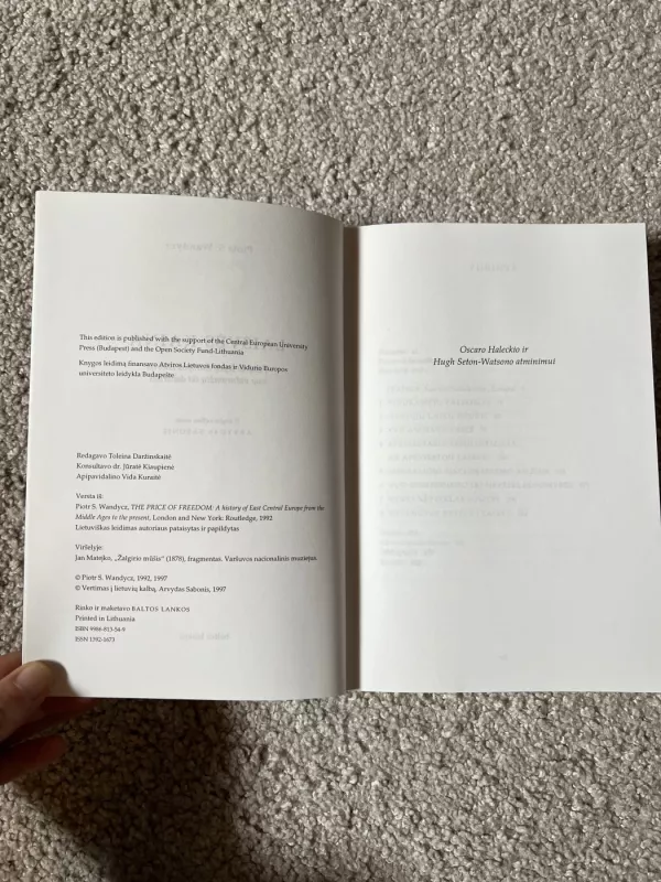 Laisvės kaina - Piotr S. Wandycz, knyga 5